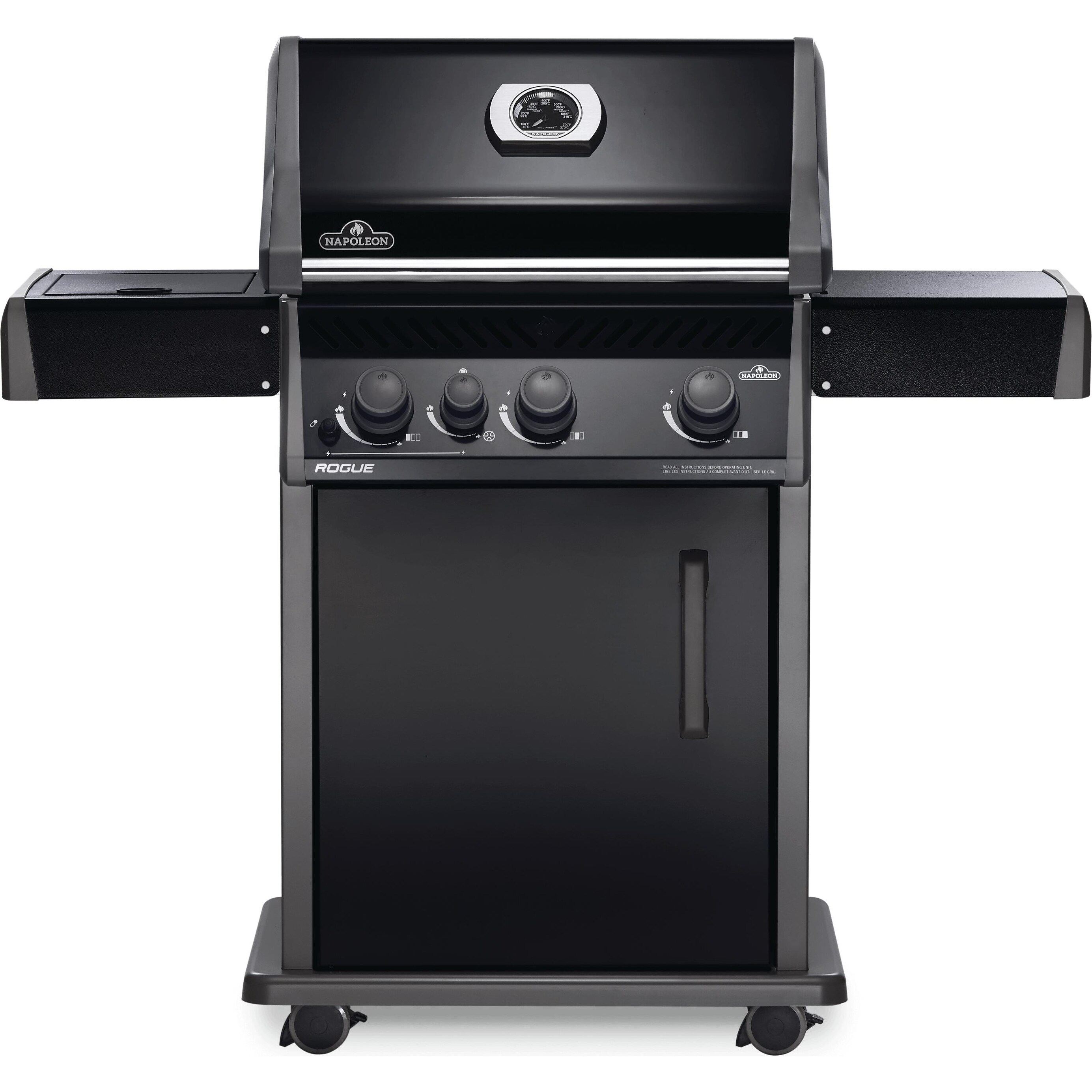 Shop Napoleon Rogue 425 Bbq Grill Black Propane Gas R425sbpk 1 Ob Overstock 31451664