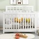 preview thumbnail 21 of 64, Certified Baby Safe Crib, Pine Solid Wood, Non-Toxic Finish, JPMA Certified White B