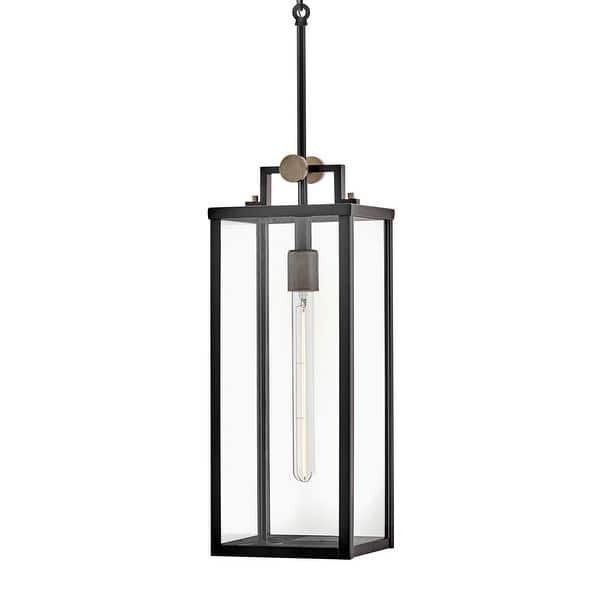 slide 2 of 6, Hinkley Lighting 23012 Catalina 8" Wide Outdoor Mini Pendant Black