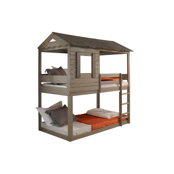 slide 2 of 7, Twin/Twin Bunk Bed