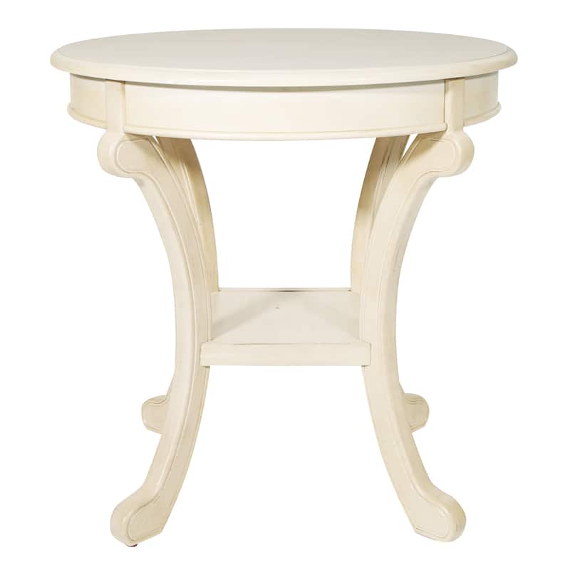 Copper Grove Korostyshiv Hand-painted Transitional Accent Table
