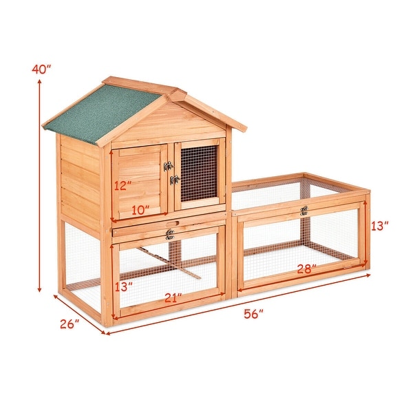 wooden rabbit chicken coops