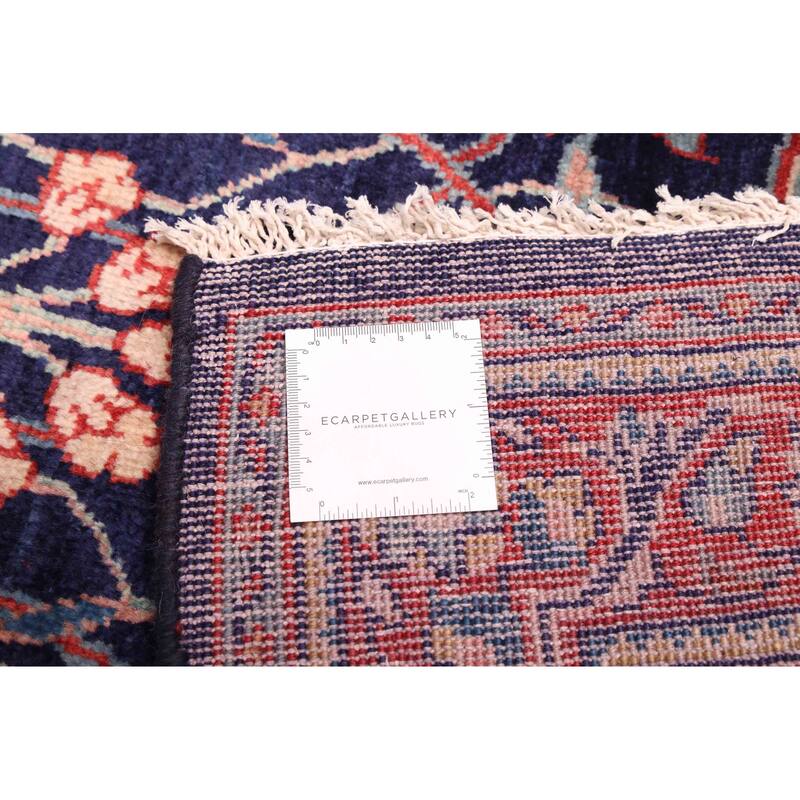 ECARPETGALLERY Hand-knotted Anadol Dark Navy Wool Rug - 3'5 x 10'2