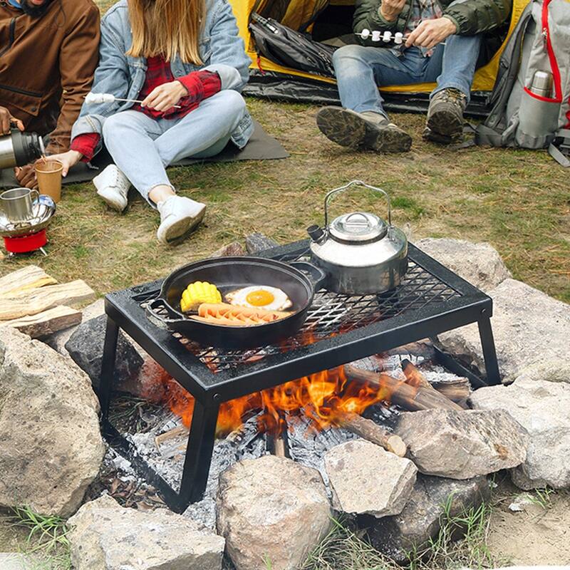 18'' Portable Foldable Steel Mesh Grill with Carrying Bag