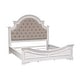 preview thumbnail 14 of 22, Magnolia Manor Antique White Upholstered Bed