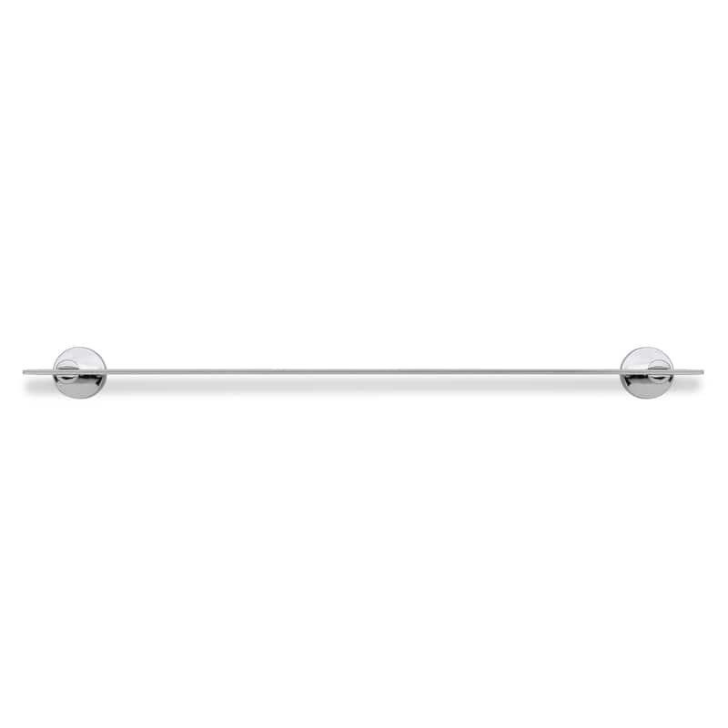 Croydex Metra Flexi Fix Screw or Glue Towel Bar in Chrome