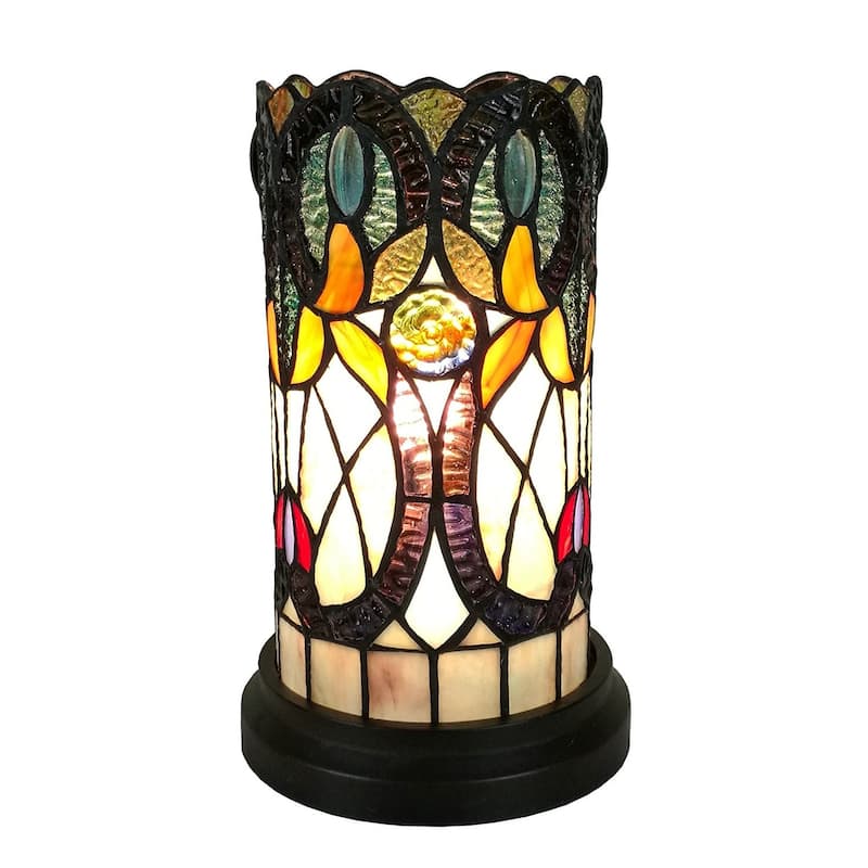 Tiffany Style Floral Design Table Lamp Amora Lighting
