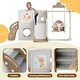 preview thumbnail 14 of 16, 5 in 1 Toddler Slide and Swing Set, Kids Playground Climber Slide Playset with Drawing Whiteboard, , Freestanding Combination
