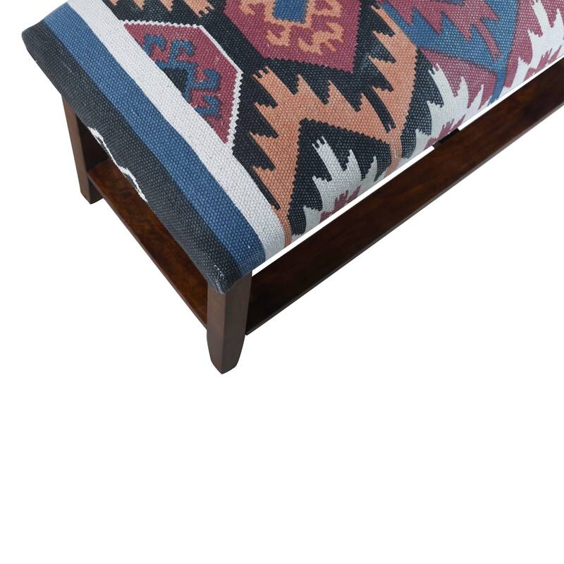 Comfortra Upholstered Entryway Accent Storage Bench by Sevita - 40" L x 16" W x 18" H