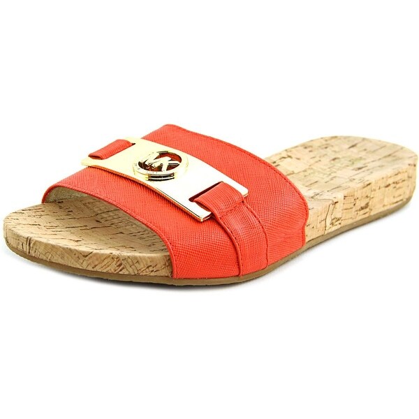 Michael kors slides orange clearance