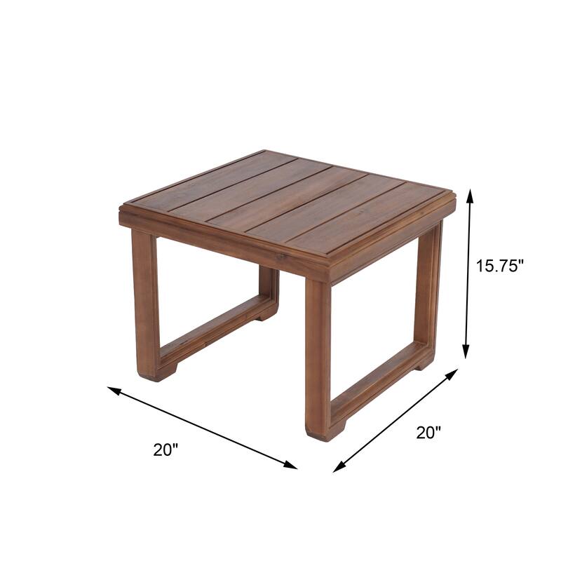 Westchester Acacia Wood Side Table by Christopher Knight Home
