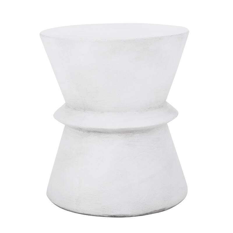 Aragon Outdoor Lightweight Concrete Side Table by Christopher Knight Home