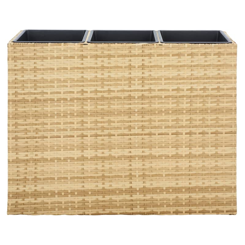 SAFAVIEH Outdoor Asgerdur Flower Rack - 32Wx11Dx25H - Natural