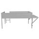 preview thumbnail 4 of 12, Wood Full Size Loft Bed with Desk and LED, Wooden Loft Bed Frame with Angled Ladder, No Box Spring Needed for Kids