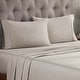 preview thumbnail 32 of 69, Superior Egyptian Cotton 300 Thread Count Solid Deep Pocket Sheet Set California King - Light Grey