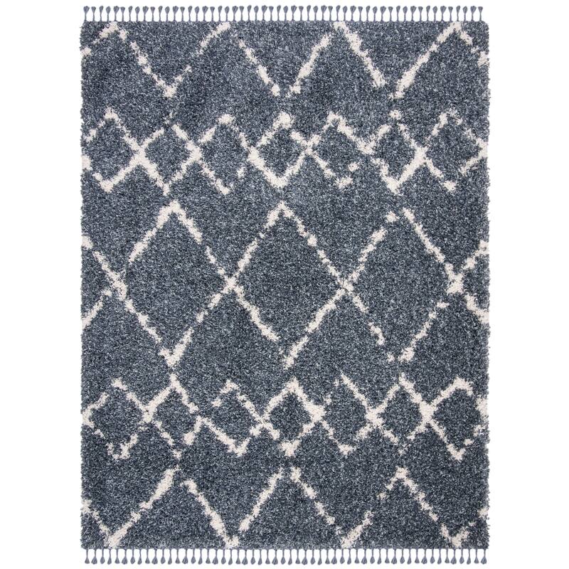 SAFAVIEH Pro Lux Shag Darcia Moroccan Tassel 2.4-inch Thick