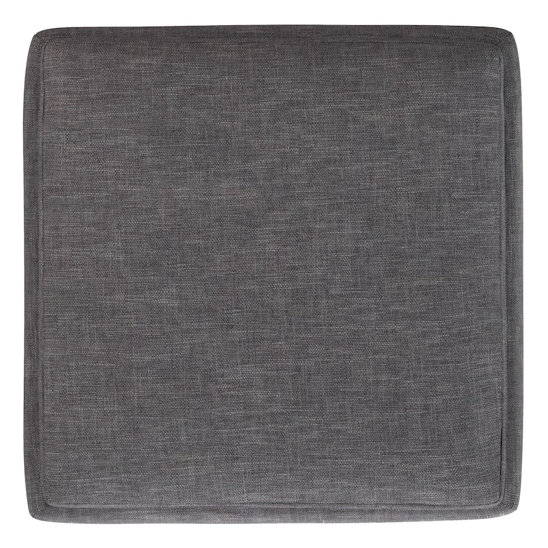 Natasha Storage Ottoman with Tray - Gray