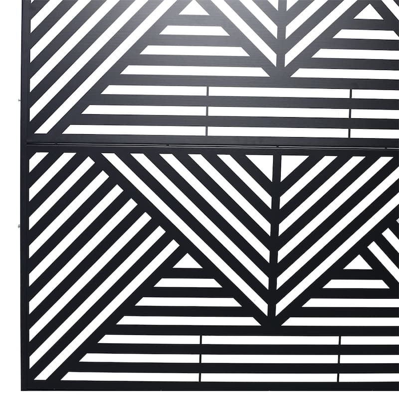 Outdoor & Indoor Freestanding Privacy Screen Privacy Screen 76"H×48"W
