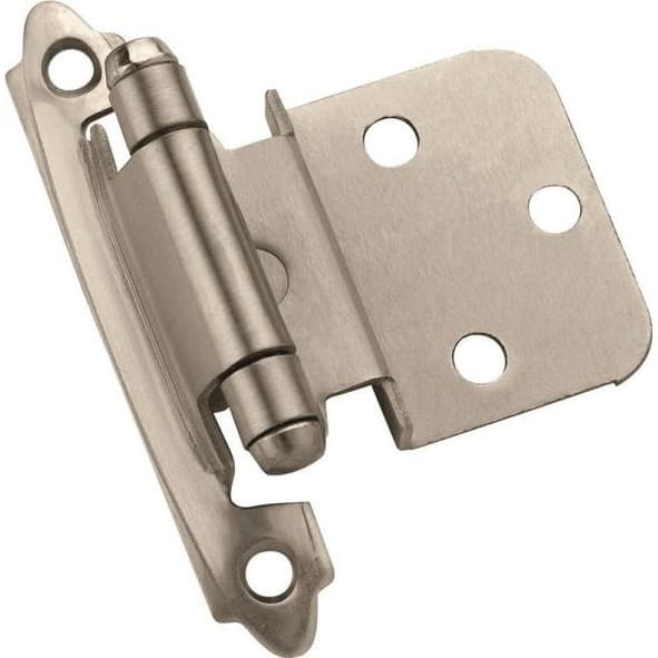 Shop Amerock Bpr3428g10 Self Closing Cabinet Hinge Satin Nickel Overstock 18217033
