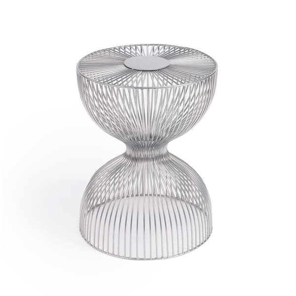 slide 2 of 6, Nicholas Metal Side Table Silver