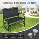 preview thumbnail 12 of 23, Outdoor Backyard and Lawn Iron Patio Rocking Chair