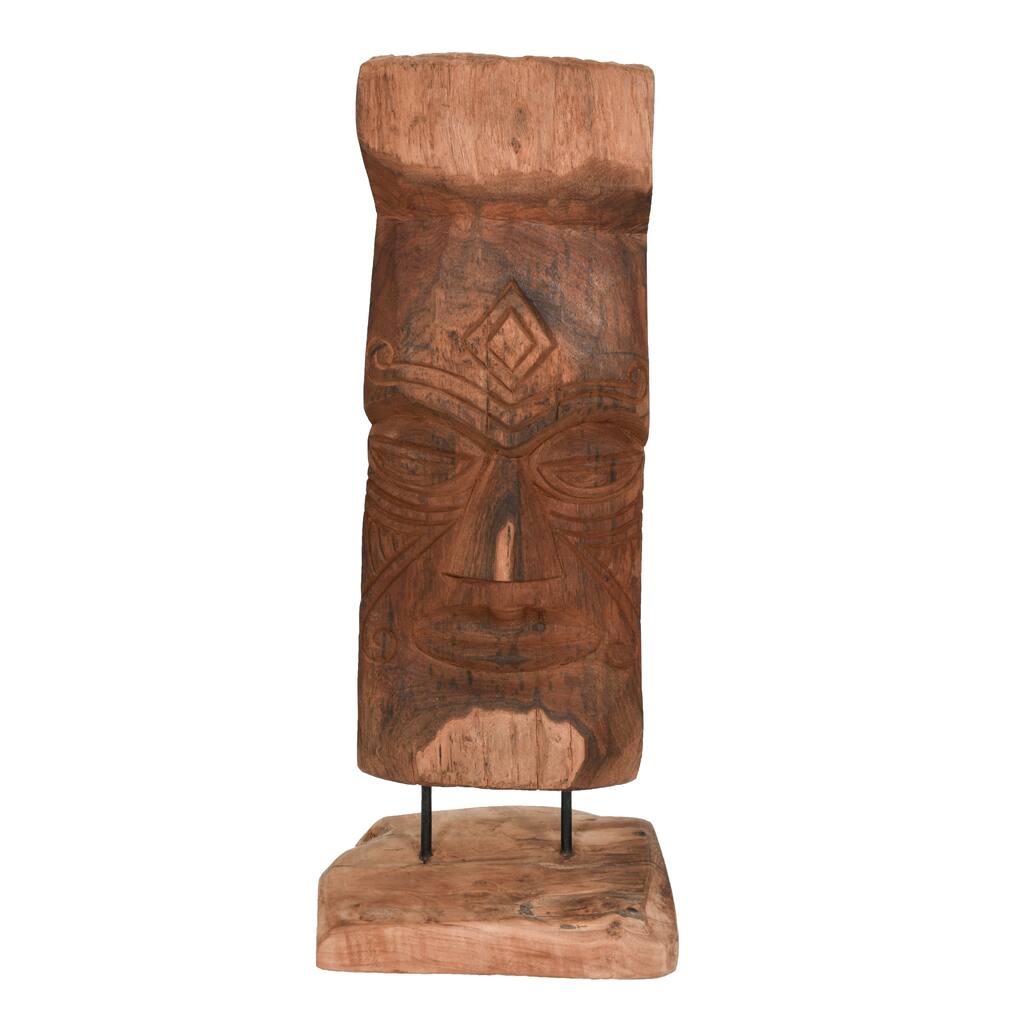 Bayshore Tiki Mask on Stand 25 Inch
