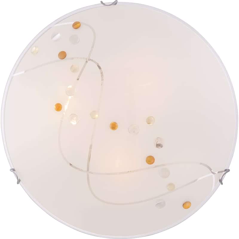 James Allan Curry 3 Light 16" Wide Flush Mount Ceiling Fixture with