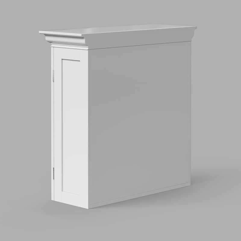 Teamson Home Stratford Classic Wall Cabinet with Adjustable Shelves