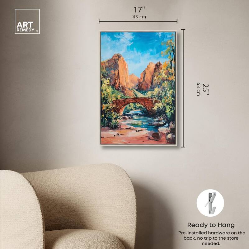 Bridge in Time Canvas by Art Remedy
