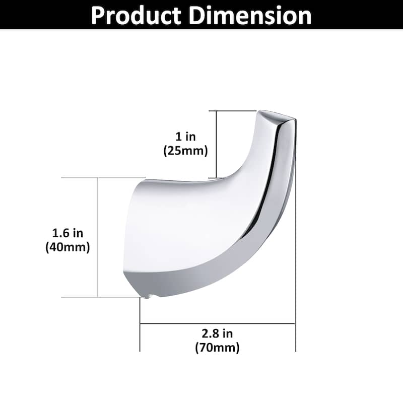 Wall Mounted Towel Hook Bathroom Robe Hook(2 pieces)