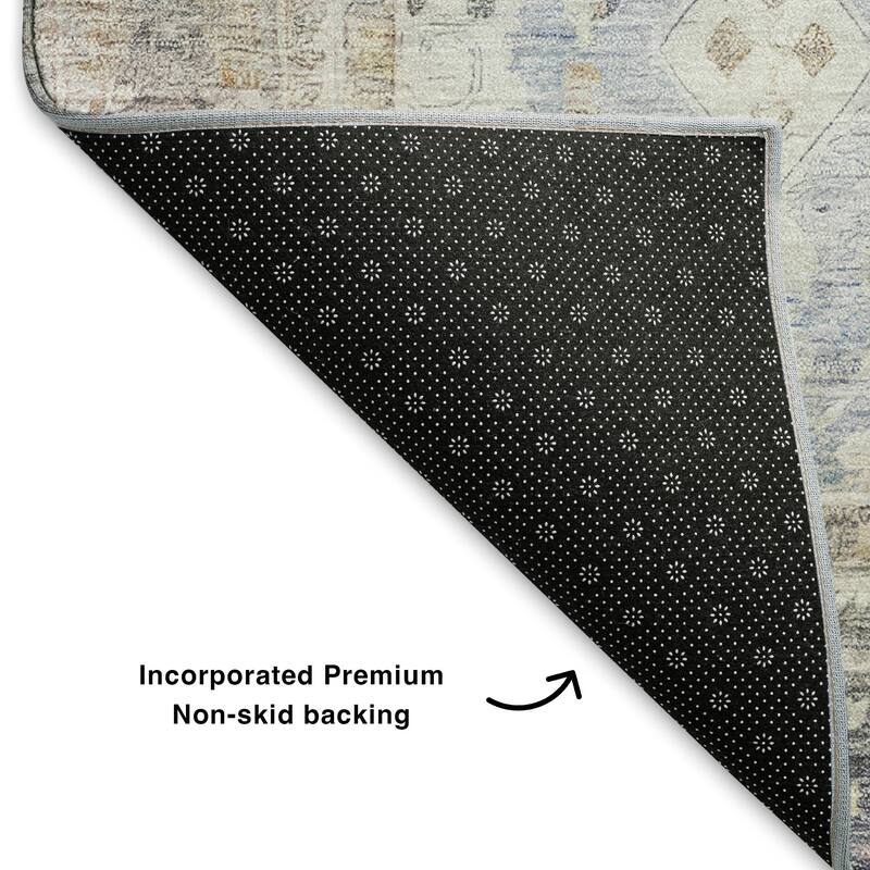 Premium Washable Super Soft Vintage Traditional Mayfield Rug