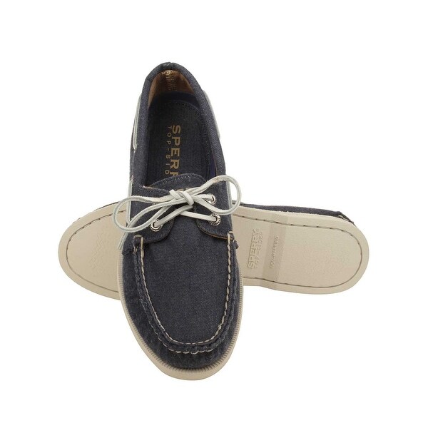mens extra wide canvas boat shoes