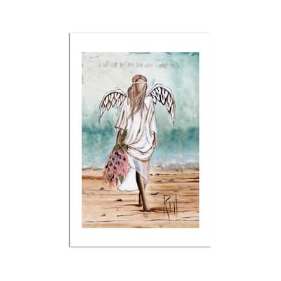 Walk By FaithFine Art Paper Print by Ruth's Angels - Multi