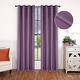 preview thumbnail 130 of 168, Superior Linen Washable Room Darkening Curtains, Set of 2 Panels 52" x 108" - Wisteria