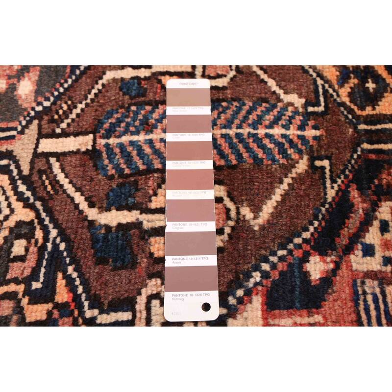 ECARPETGALLERY Hand-knotted Kayseri Vintage Brown Wool Rug - 4'4 x 6'5