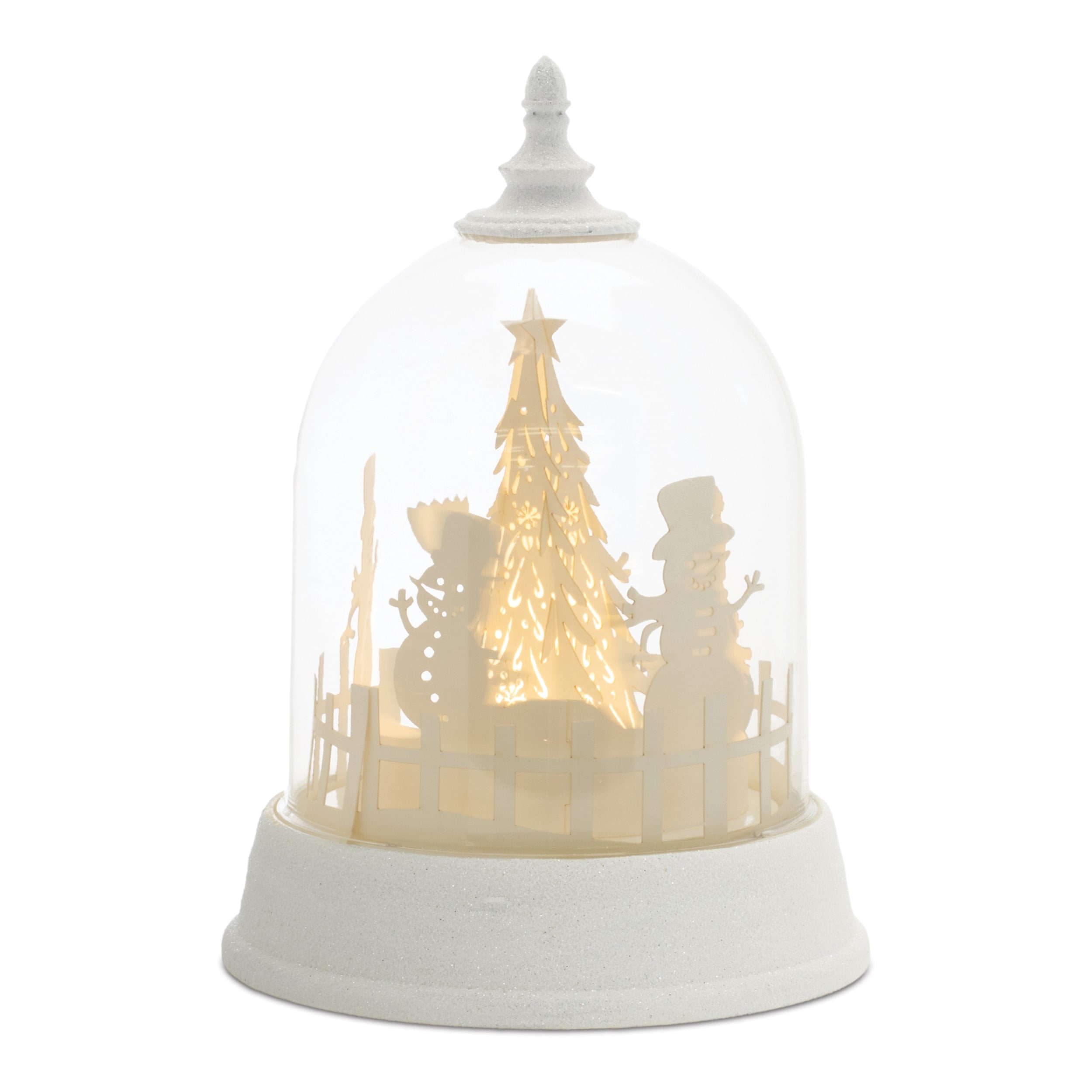LED Rotating Snowman Globe 8.5"H - N/A