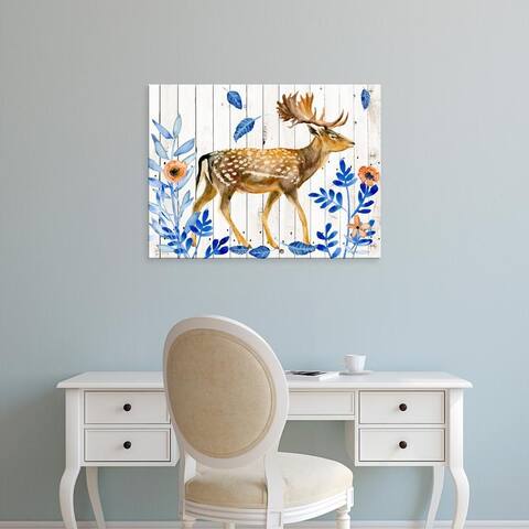 Easy Art Prints Melissa Wang's 'Dear Deer I' Premium Canvas Art