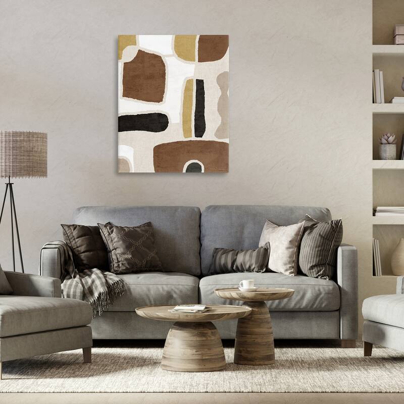 Stupell Earthy Organic Shapes Canvas Wall Art Design By Amber Sterling