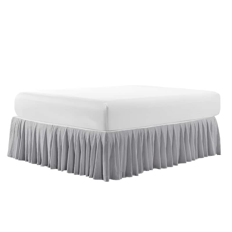 Serenta 18 Inch Drop Diamond Square Matching Bed Skirt