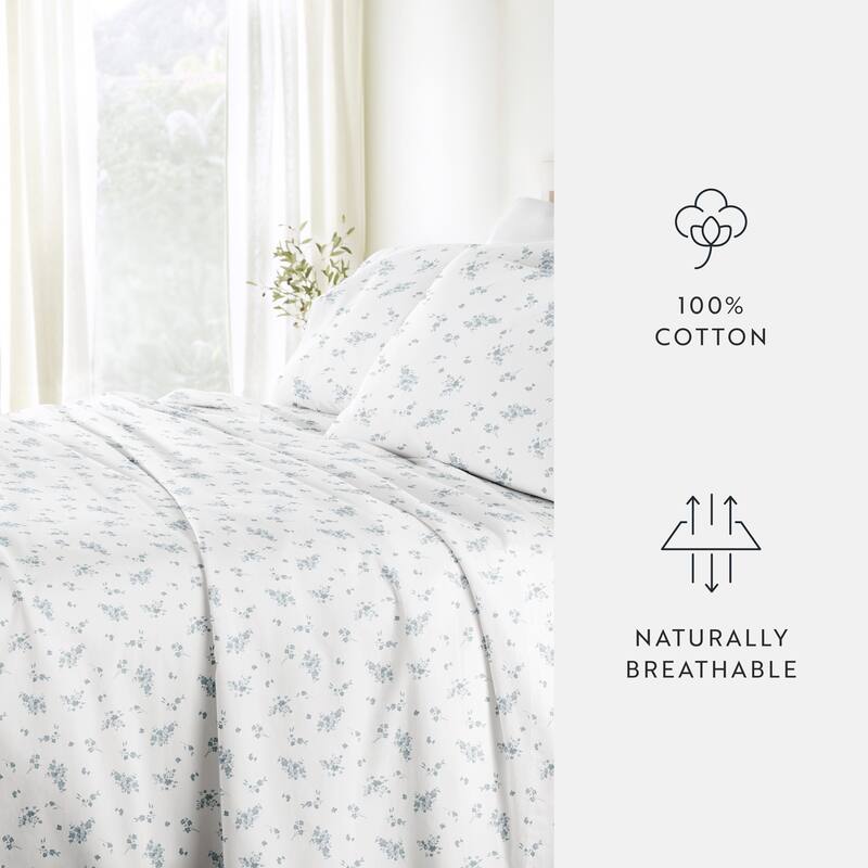 Becky Cameron 300TC Cotton Patterned Sheet Set