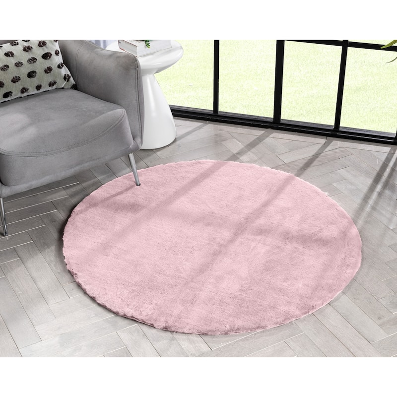 Well Woven Opal Crest Plush Glam Modern Area Rug