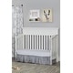 preview thumbnail 7 of 7, HomeRoots White Solid and Manufactured Wood Standard Four In One Convertible Crib - 60.25