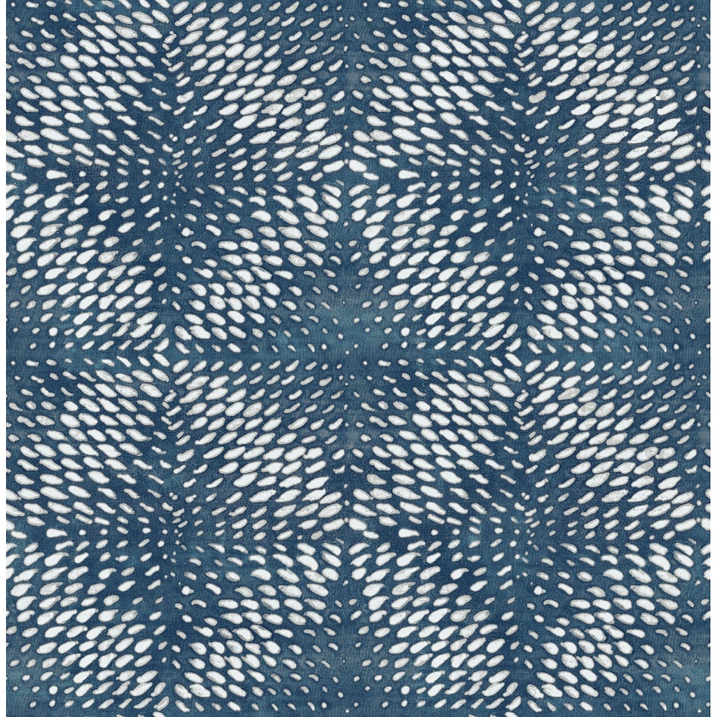 A-Street Prints Ethos Sapphire Abstract Wallpaper