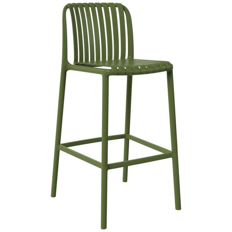 Frond and Form 2-Person Outdoor Round Dining Set Bar Height