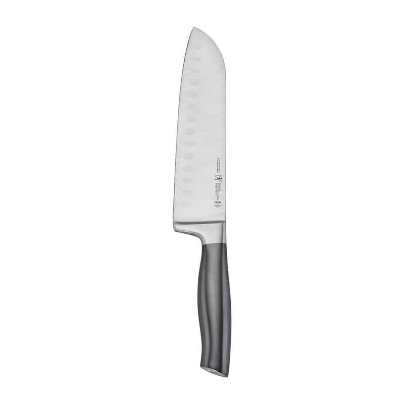 HENCKELS Graphite Hollow Edge Santoku Knife - 7-inch