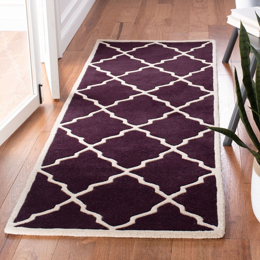 SAFAVIEH Handmade Chatham Nhuong Modern Moroccan Wool Rug