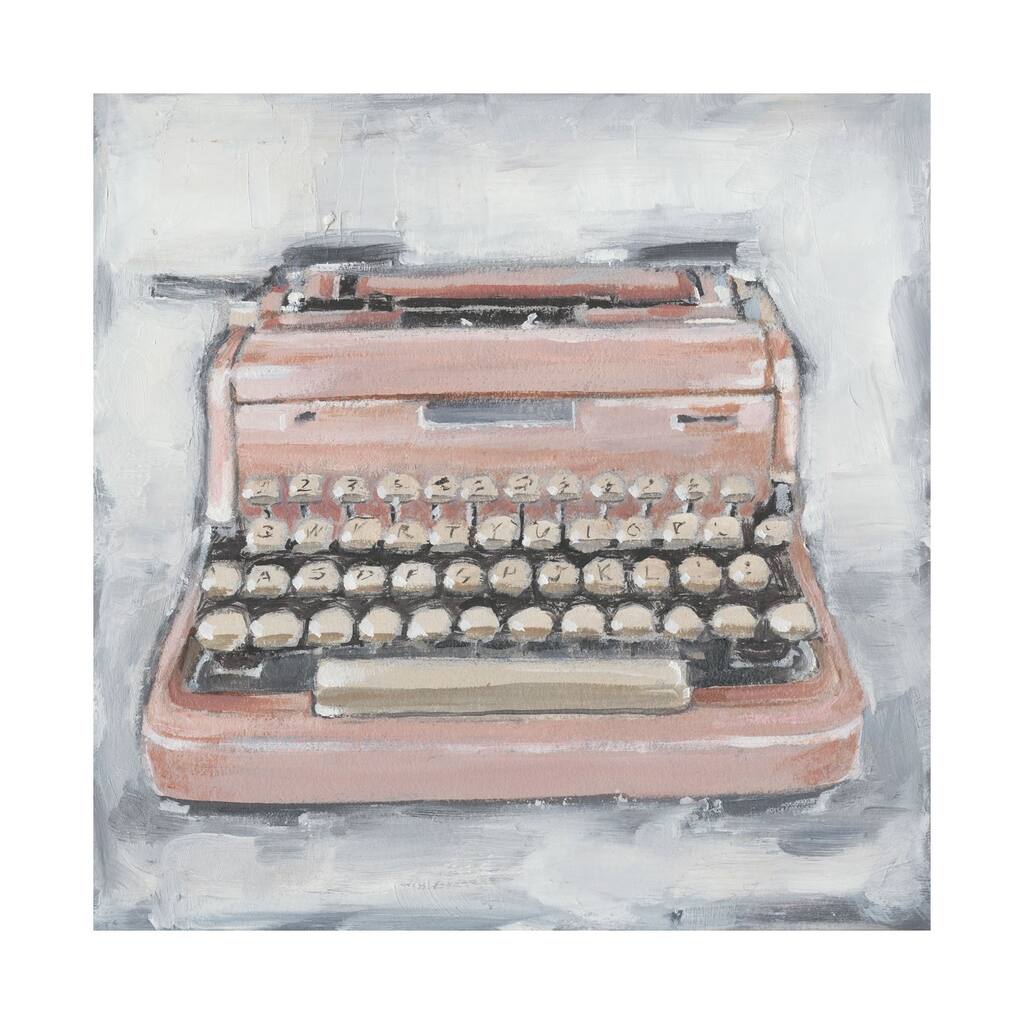 Vintage Typewriter IV (41 x 41) Canvas Art Print