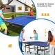 preview thumbnail 7 of 9, Foldable Table Tennis Table with Quick Clamp Net and Post Set - 108" x 60" x 30" (L x W x H)
