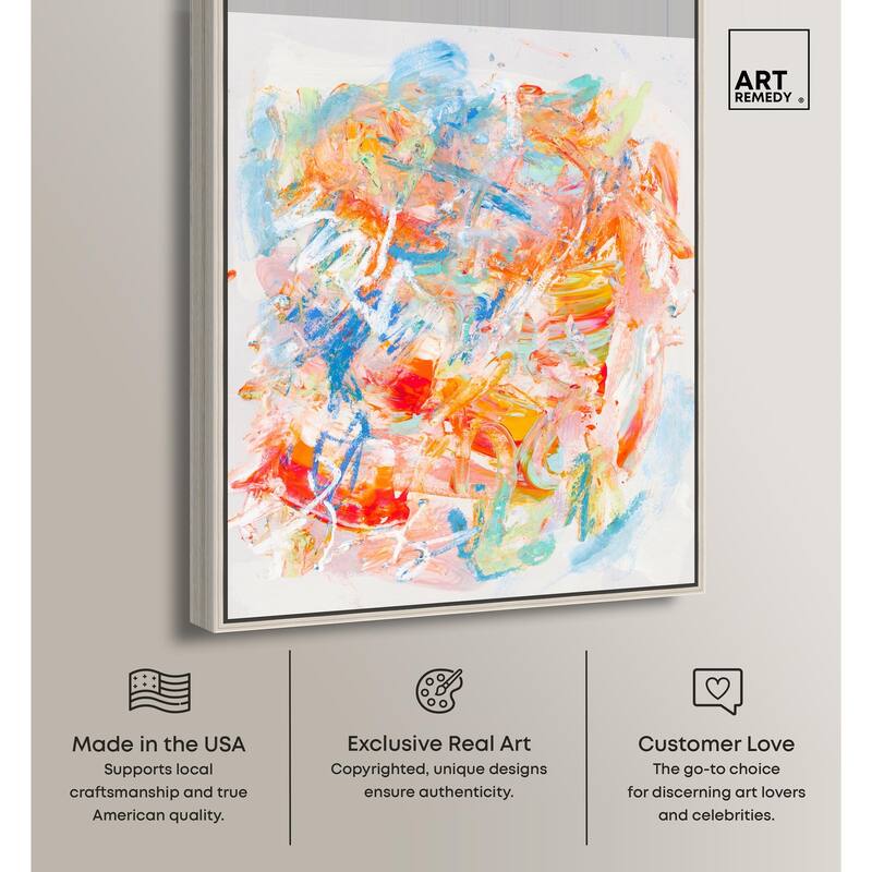 Swirling Hues I Canvas by Art Remedy