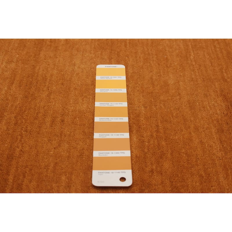 Kashkuli Gabbeh Burnt Orange Rug 5'0" x 4'11" - 5'0 x 4'11